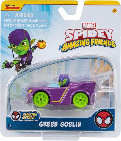 Spidey and his Amazing Friends Amazing Metals Race Car 1:64 Scale (Green Goblin) in Saudi Arabia