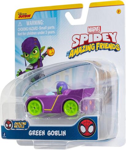 Spidey and his Amazing Friends Amazing Metals Race Car 1:64 Scale (Green Goblin) in Saudi Arabia