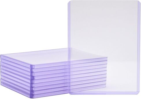 واقيات بطاقات التداول ذات التحميل العلوي 240pt من Platinum Protectors (عدد 10) - أكمام شفافة صلبة وسميكة للبطاقات السميكة in Kuwait