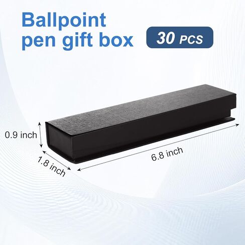 STARVAST 30 PCS Pen Gift Boxes Empty Pen Case with Cushion, Bulk Jewelry Ballpoint Pen Display Case for Birthday Souvenir Business Gifting School Office Supplies in Saudi Arabia