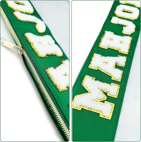 Empty Mahjong Tile Bag – Waterproof Mahjong Case Fits 166 Tiles (1.2") – Portable Mahjong Carrying Bag with Zipper and Letters (Case Only) in Saudi Arabia