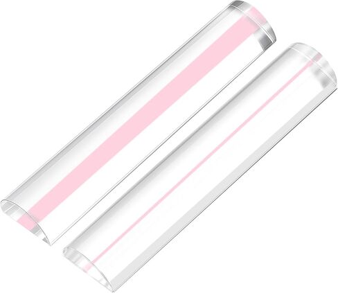 2 Pcs Mahjong Line Magnifying Finder 6.1 Magnifier with Guiding Line and Strip Gift for Mahjong Player Magnifying Screen for Bible, Book, Screen, Instruction (Pink) in Saudi Arabia