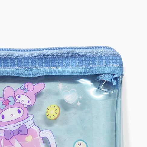 Bandal & Neoul Kitty & Friends' Officially Licensed Transparent Pencil Pouch - Choose from 2 Designs (Sky) in Saudi Arabia