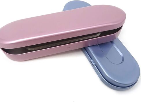 "2PCS Metal Tin Box Portable Pen Case Rectangular Empty Hinged Tins Box Home Organizers for Pen Pencil Makeup Brushes, 2 Colors, Random Colors" in Saudi Arabia