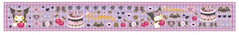 Bandal & Neoul KUROMI's Purple Assorted Craft Masking Tapes - 10 Types - Officially Licensed in Saudi Arabia