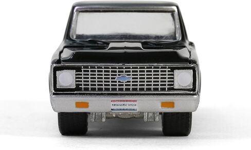 1972 C10 شاحنة بيك اب قصيرة السرير بلاك هوبي سلسلة حصرية 1/64 دييكاست نموذج سيارة من جرين لايت GL30546 in Kuwait