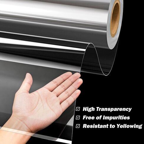 MYOYAY Acetate Sheets 3ft x 82ft 6 Mil Clear Acetate Roll for Crafts Blank Stencil Sheets Transparency Mylar Roll Material in Saudi Arabia