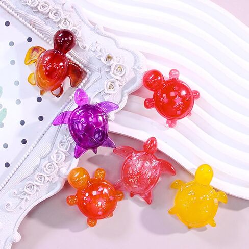 Mini Sea Turtle Resin Mold, 2PCS 4-Cavity Cute Tortoise Silicone Mould, 3D Ocean Animal Theme Epoxy Mold for DIY Craft, Keychain, Cake Toppers, Fairy Garden Dollhouse Micro Landscape Decor in Saudi Arabia