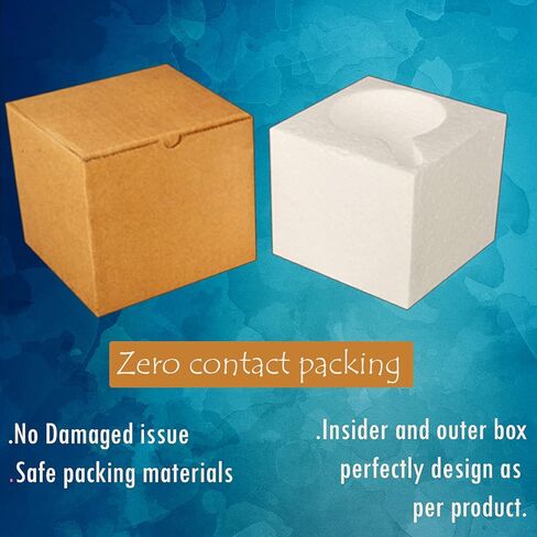 7" Ceramic Yarn Bowl for Knitting and Crocheting Bowl with Smooth Spiral Outlet for Tangle-Free Knitting by ABHANDICRAFTS (AB-BOWL-007) in Kuwait