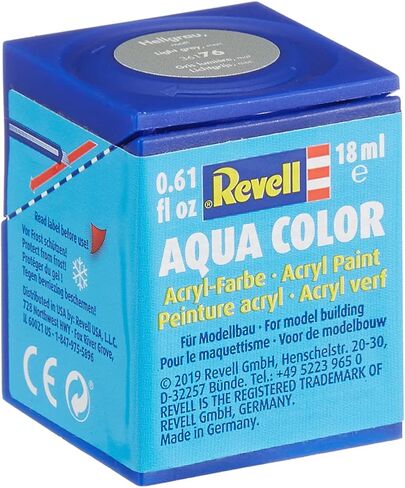 Revell 18ml Aqua Color Acrylic Paint (Light Grey Mat Finish) in Saudi Arabia