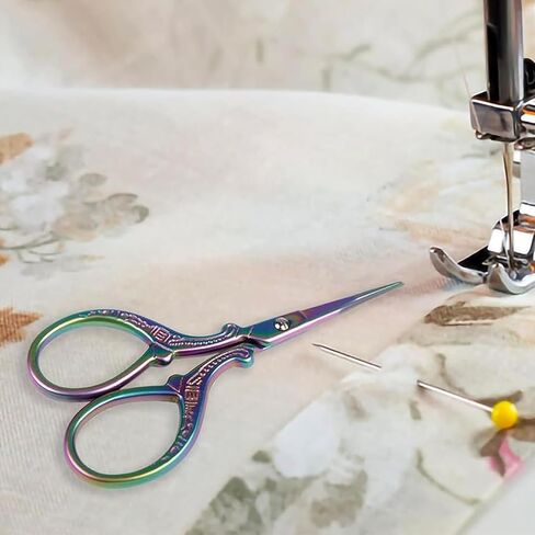 Mini Embroidery Scissors Sewing Crafting Stainless Steel Sharp Tip Scissors Shears in Saudi Arabia
