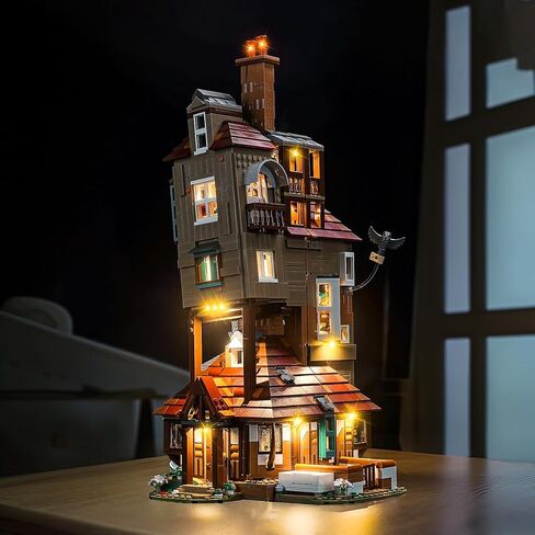 LED Light Kit Compatible with Lego The Burrow – Collectors' Edition 76437, Creative Lighting Set Accessories Compatible with Lego 76437, No Models Only Light (RC Version) in Saudi Arabia