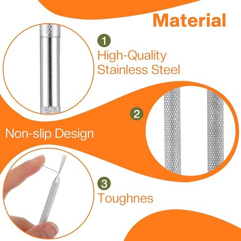 Sibba 3Pcs Clay Needle Tools, Polymer Pottery Carving Tools Sculpting Ceramics Supplies, Sculpture Feather Pin Carving Knife Needle Texture Tool, Air Dry Clay Tool for Dotting Trimming in Saudi Arabia
