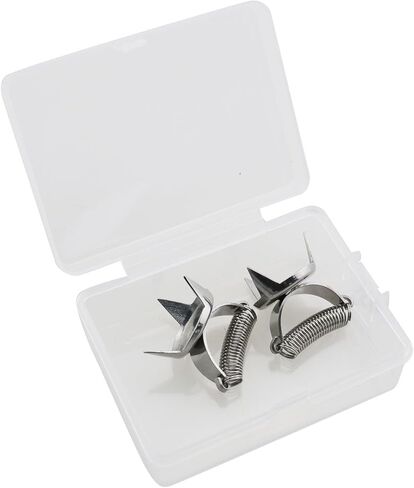 TAODAN 2PCS Stainless Steel Ceramic Dipped Glaze Clip Pottery Tool for Ceramic Colouring and Treatment in Saudi Arabia