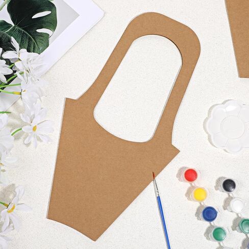 Yuanan 50 PCS Kraft Paper Flowers Gift Bags, Flower Bouquet Holder Flower Bags for Bouquets with Handle for Weddings, Graduation Ceremonies, Valentine's Day, Thanksgiving and Florist Decorations in Saudi Arabia