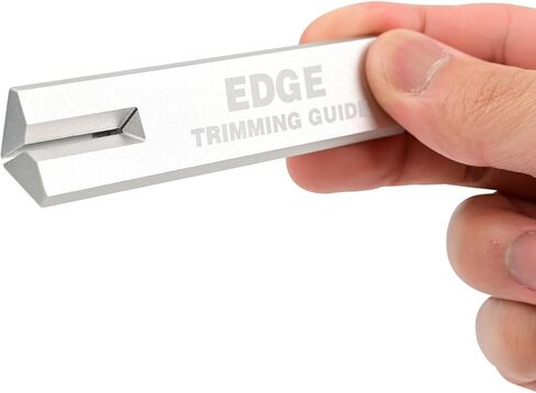 FOSHIO Aluminum Edge Trimming Guide Cutting Template Tool for Right Angle Cutting Straight, Accurate Marking and Trimming Straight Lines for Wallpaper, Vinyl Wrap, Craft Projects in Saudi Arabia