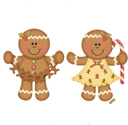 Gingerbread Man Christmas Metal Die Cuts for Card Making, Bow Flower Leaf Card Cutting Dies, 4.13x3.74in, Silver in Saudi Arabia