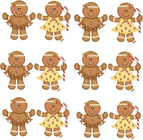 Gingerbread Man Christmas Metal Die Cuts for Card Making, Bow Flower Leaf Card Cutting Dies, 4.13x3.74in, Silver in Saudi Arabia