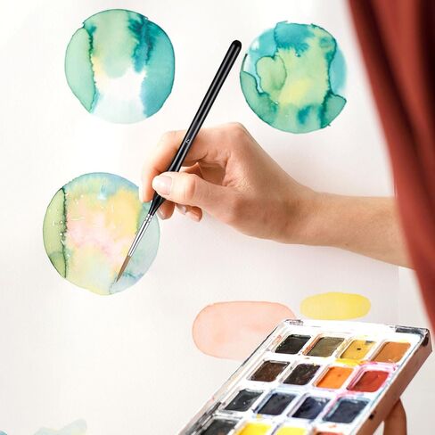 11 Pcs Detail Painting Brush Paint Brush Set Miniature Paint Brushes Kit Micro Professional Tiny Paints Brushes Set with Triangular Handles for Art Painting Acrylic Watercolor Crafts Models in Saudi Arabia