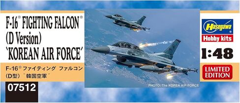 Hasegawa 07512 1/48 Korean Air Force F-16 Fighting Falcon D Type Plastic Model in Saudi Arabia