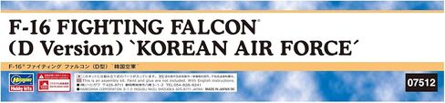 Hasegawa 07512 1/48 Korean Air Force F-16 Fighting Falcon D Type Plastic Model in Saudi Arabia