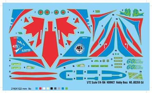 Hobby Boss HY80268 F/A-18A Hornet Airplane Model Building Kit in Saudi Arabia