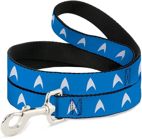 CBS Studios Inc. Pet Leash, Dog Leash, Star Trek Starfleet Insignia Blue White, 6 Feet Long 1.0 Inch Wide in Saudi Arabia