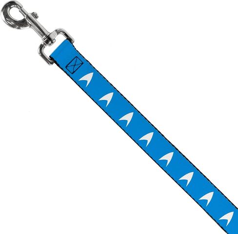 CBS Studios Inc. Pet Leash, Dog Leash, Star Trek Starfleet Insignia Blue White, 6 Feet Long 1.0 Inch Wide in Saudi Arabia