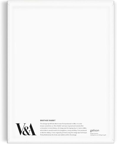 Galison William Morris Brother Rabbit – DIY 9 x 12 Paint by Number Kit with Stunning Art for Beginners and Experts Includes Paint and Brushes in Saudi Arabia