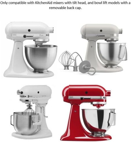 سلك خلاط Univen متوافق مع نماذج خلاطات KitchenAid K45 K5 KSM5 KSM75 KSM88 KSM90 KSM95 KSM120 KSM150 KSM153 KSM154 KSM155 W11396625 9701025 in Kuwait