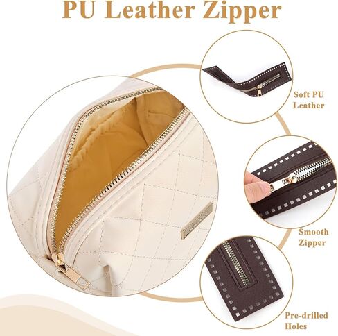 Supkiir 10 Pack PU Leather Crochet Zipper with Holes, 10.62 x 2.17in Multi-Color Sewing Zippers Frames for DIY Bags and Purses Craft Projects in Saudi Arabia