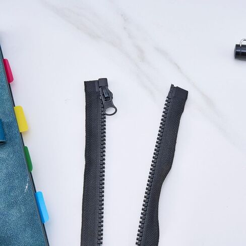 12 inch Zippers for Sewing Coats Jacket,1pc Plastic Black Zipper in Saudi Arabia