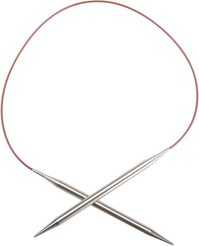 ChiaoGoo 24-Inch Red Lace Stainless Steel Circular Knitting Needles, 13/9mm in Saudi Arabia