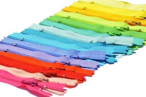 YKK® 4" Bright YKK Zippers #3 Skirt & Dress - Assortment of Colors (10 Zippers/Pack) in Saudi Arabia
