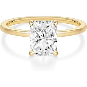 EAMTI 3CT 925 Sterling Silver Engagement Rings Radiant Cut Solitaire Cubic Zirconia CZ Wedding Promise Rings for Her Wedding Bands for Women Size 3-11 in Saudi Arabia