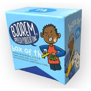 Bjorem Speech® Box of TH – بطاقات علاج النطق والتوعية الصوتية لأصوات TH الصوتية وغير الصوتية | أداة جذابة لتطوير الكلام للأطفال 3+ in Kuwait