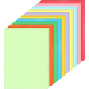 150 Sheets 230gsm/85lb Colored Cardstock 8.3 x 11.7 Inch Pastel Cardstock Printer Paper 10 Assorted Colors Construction Card Stock Paper for Scrapbook DIY Crafts Print CardMaking Office School in Saudi Arabia