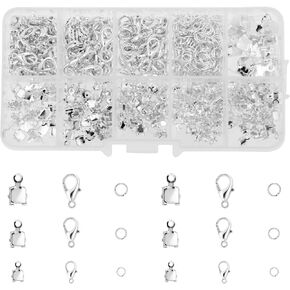 Mandala Crafts Cup Chain Connector End with Loop Finding Kit for Iced Out Rhinestone Chain Jewelry Making (3mm 4mm 5mm) in Kuwait