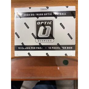 2024 Panini Donruss Optic Football Value Pack Cello Fat Pack Sealed Box in Saudi Arabia