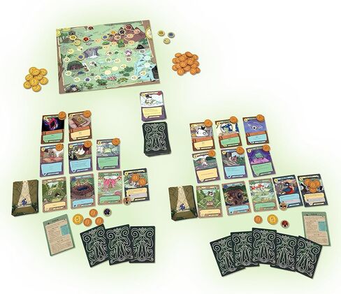 A Wild Venture Board Game - Engine-Building & Adventure Strategy Game, Whimsical Fantasy World with 100+ Unique Cards, Fast-Paced Gameplay for Kids & Adults, Ages 10+, 2 Players, 40-60 Min Playtime in Saudi Arabia