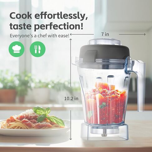 حاوية بديلة بوزن 48oz متوافقة مع E310 E320 5200 7500 Pro 750 VM0101 VM0197، تناسب سلسلة Explorian Classic Professional، كوب وعاء إبريق متين خالٍ من مادة BPA in Kuwait