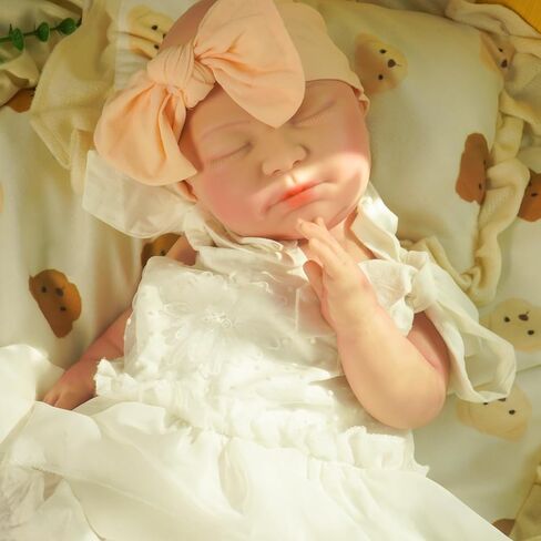 Full Silicone Reborn Baby Dolls-20 Inch Realistic Newborn Anatomically Correct Boy with Realistic Blood Vessels and Skin，Silicone Full Body Lifelike Baby,Great Gift for Children,with Gift Box in Saudi Arabia