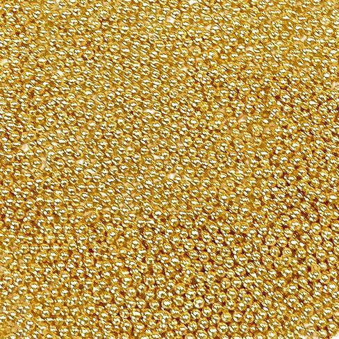 Homipooty Nonpareils Sprinkles Edible Gold Pearl Sugar Sprinkles 110g/3.88oz 2mm Mini Gold Pearls Baking Cakes Cupcake Topper and Cake Decorations for Valentines Day Halloween Christmas in Saudi Arabia