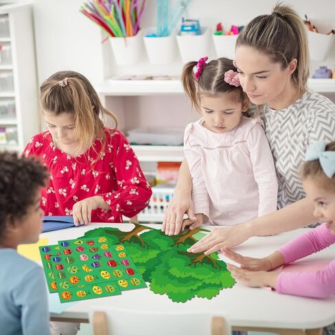 36 مجموعة من شجرة فاكهة الروح ثلاثية الأبعاد يمكنك صنعها بنفسك، شجرة فاكهة للتعلم الديني المسيحي، اصنع شجرة الفاكهة الخاصة بك من الكتاب المقدس لعيد الفصح في مرحلة ما قبل المدرسة، طفل صغير VBS، لوازم حفلات الفصل المدرسي يوم الأحد in Kuwait