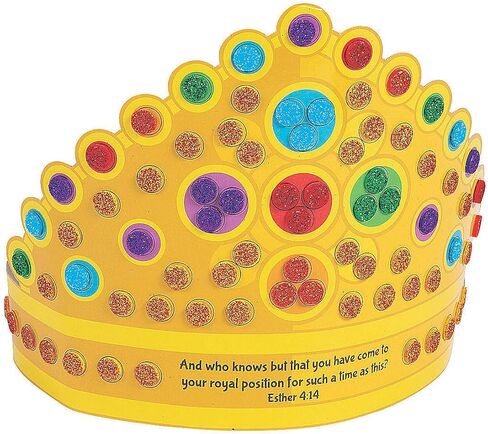 Queen Esther Mosiac Crown Craft Kit - Crafts for Kids and Fun Home Activities in Saudi Arabia
