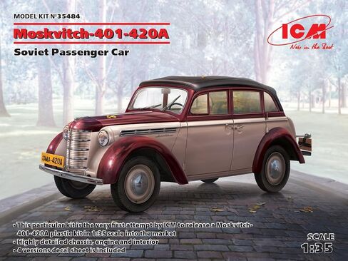 ICM ICM35484 1:35-Moskvitch-401-420A Soviet Passenger Car in Saudi Arabia