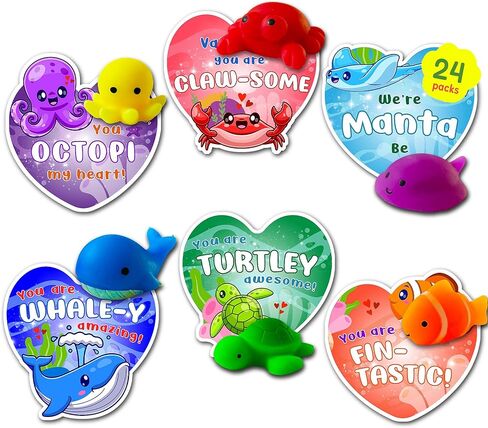 Ocean Sea Animals Squishies Stress Relief Squishies for Kids Class Gifts Exchange Party Favors for Boys Girls in Saudi Arabia