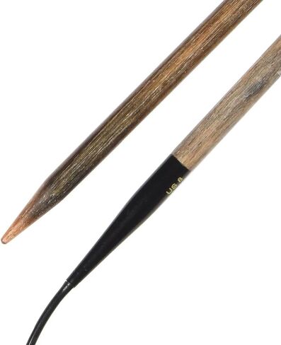 Lykke Driftwood Circular Knitting Needles 40 inch - Size 8 in Saudi Arabia