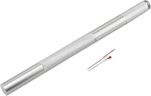 HJGarden 1Set Metal Sewing Thread Remover with 5 Replacement Cutting Blades Aluminum Alloy Handle Set Silver Length 5.79 inches Garment Hand Sewing Stitch Removal Tool in Saudi Arabia