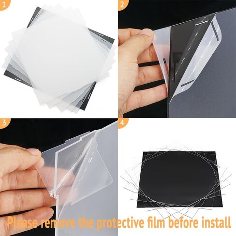 Odoria Display Case Clear Box: 15 inch Wide Large for Helmet Ship Plane - Acrylic Glass Protector 12 inch Figure - Transparent Showcase Storage Model Collectibles Assembly Required in Saudi Arabia